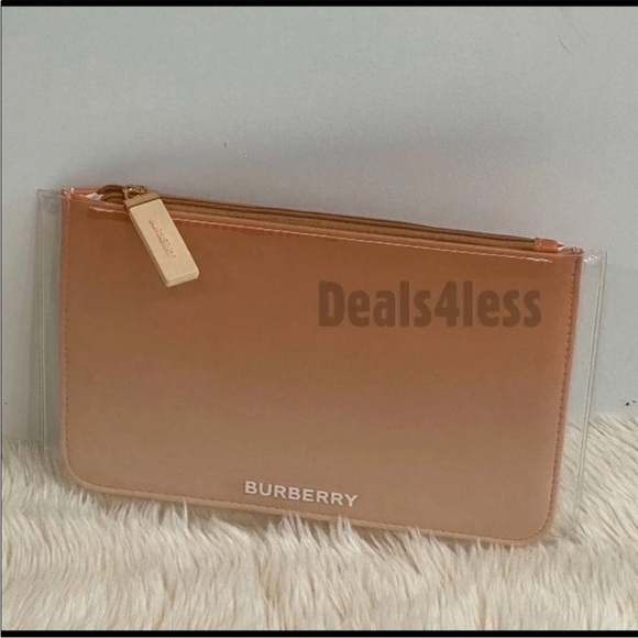 Burberry Pouch Cosmetic Bag Travel Case Clutch NEW - Picture 7 of 7